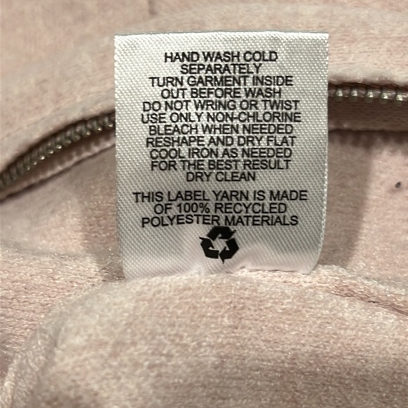 Pink Republic DUSTY ROSE ZIPPER FRONT CARDIGAN HOODIE, SIZE M: - Picture 8 of 9